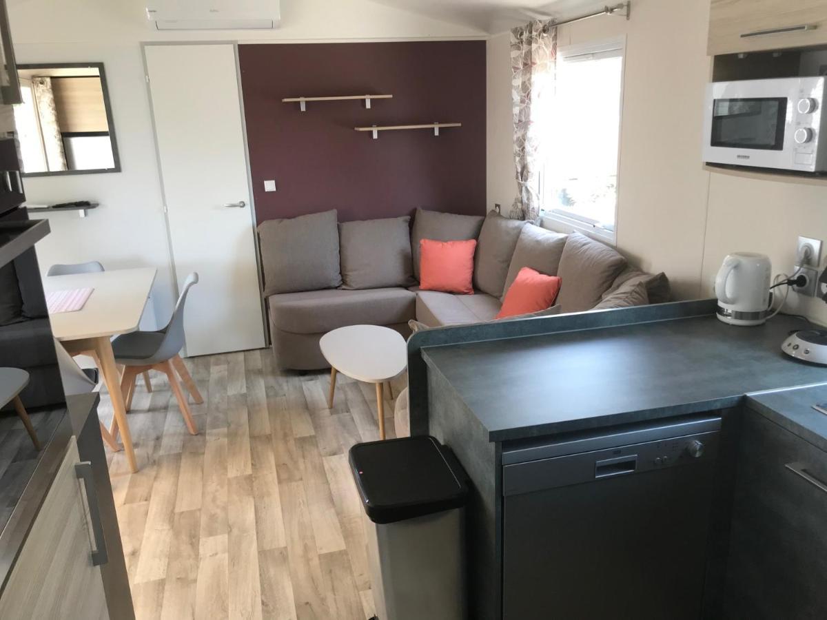 Mobil Home Camping Le Mar Estang Bord De Plage กาเนต์-อ็อง-รูสซียง ภายนอก รูปภาพ